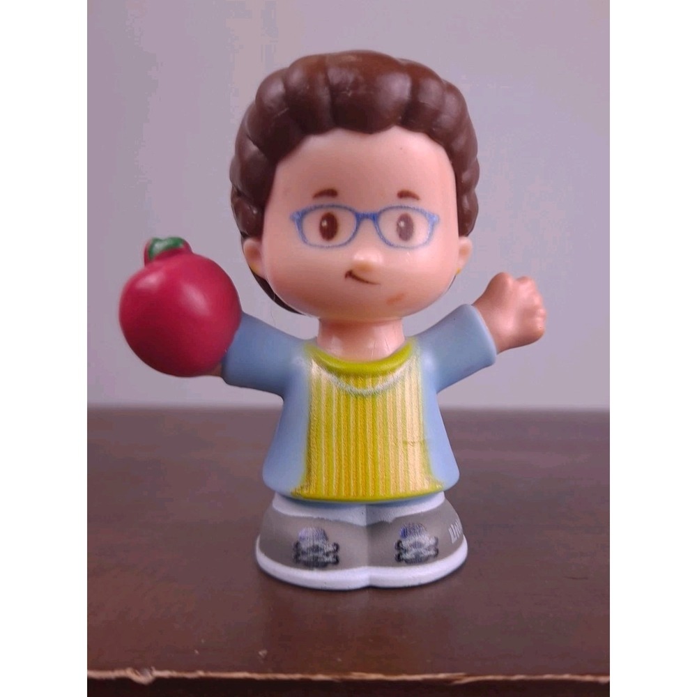Fisher Price Little People School Teacher with Red Apple Figure 2018